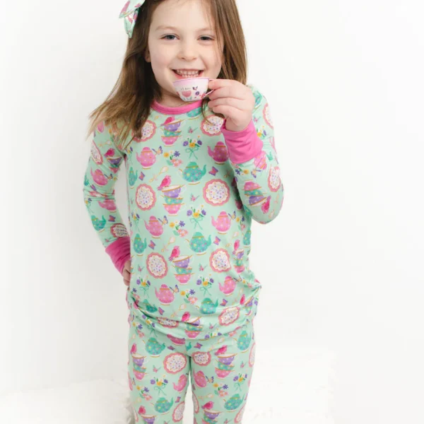 Tea Three 2-Piece Long Sleeve Pjs