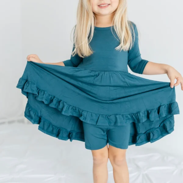 Girls Dress With Bottoms