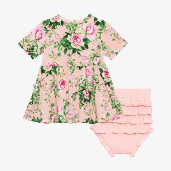 Peplum and bloomer set