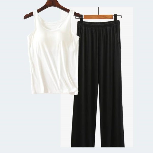 Modal Tank and Loungewear Pants Set