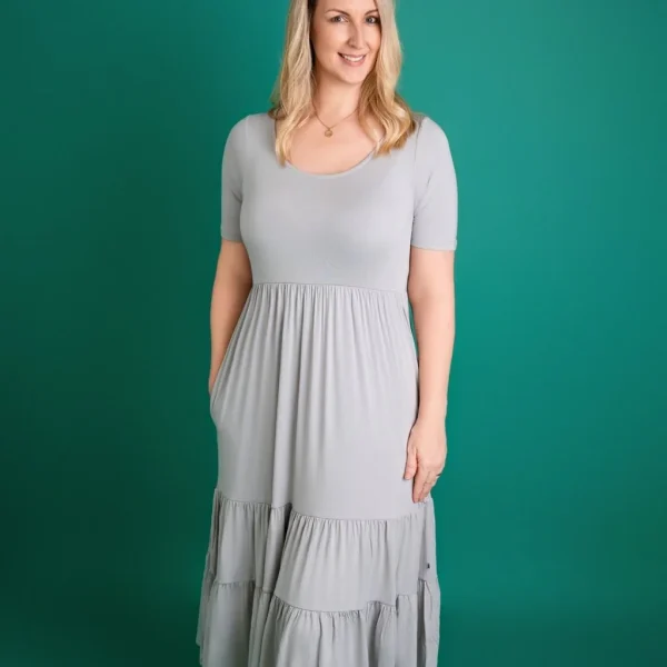 Silver Scene Women's Maxi Dress