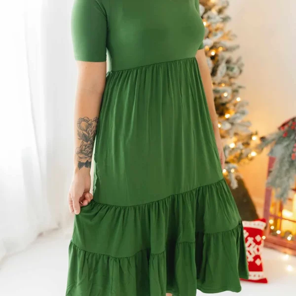 Green Grey Cocoa Women's Maxi Dress