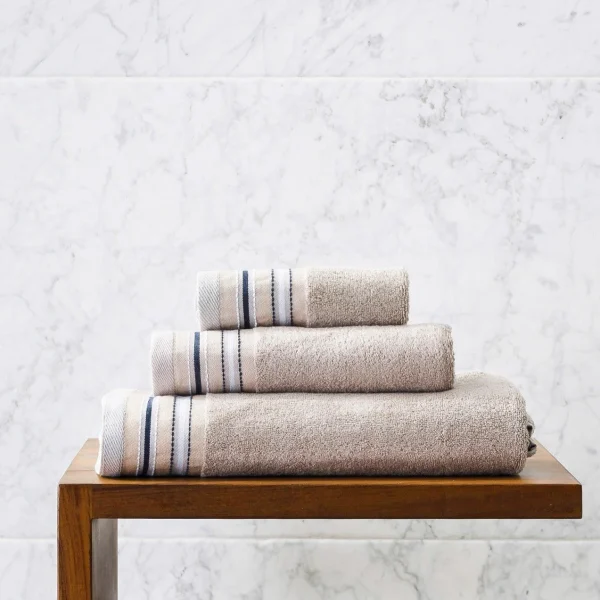 Bamboo Striped Jacquard Towel Set