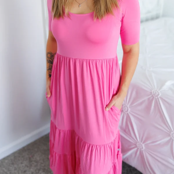 Pretty Pink Women's Maxi Dress